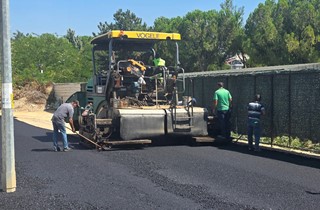 Umurbey’de 2 Bin 700 Ton Asfalt Serildi